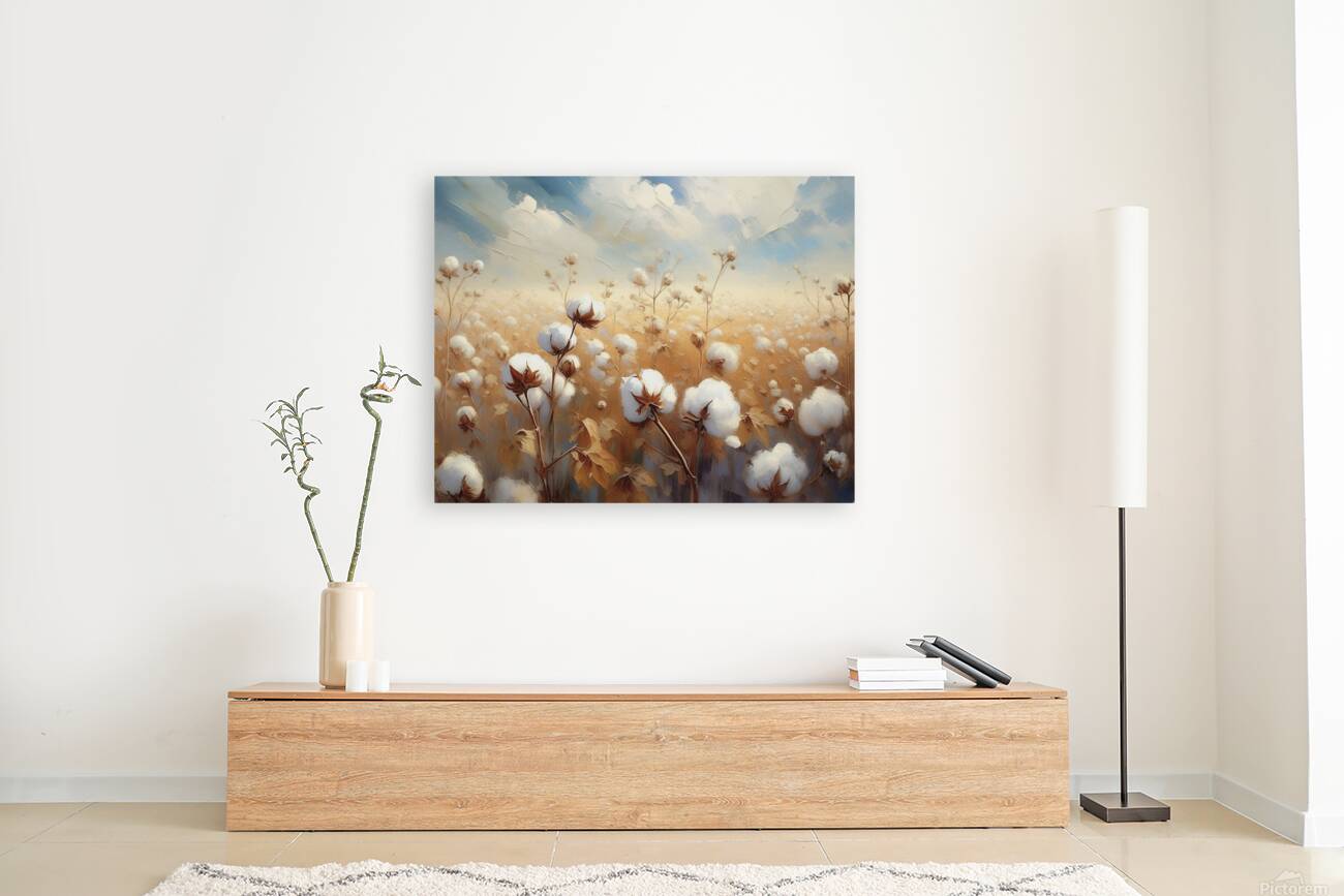 Them Old Cotton Fields Back Home Reproduction