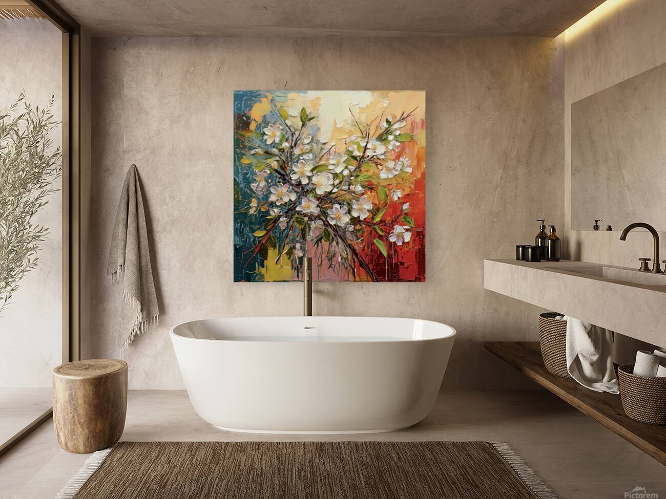Whimsical Cherry Blossoms Reproduction