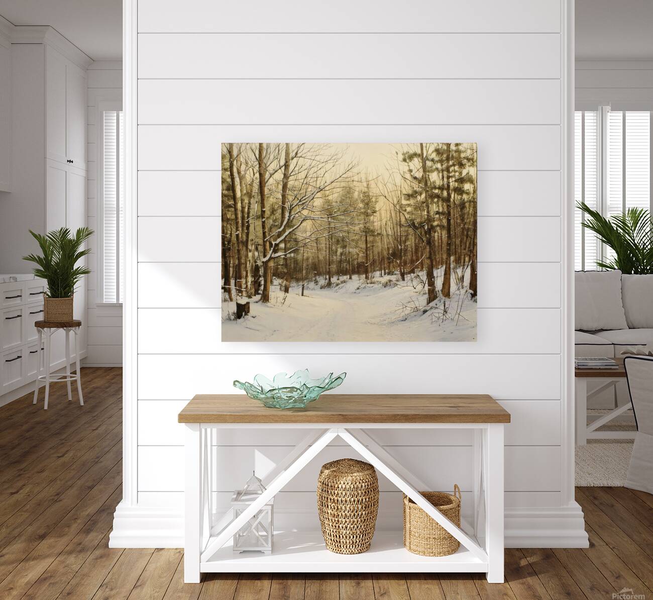 Beautiful Winter Light Reproduction
