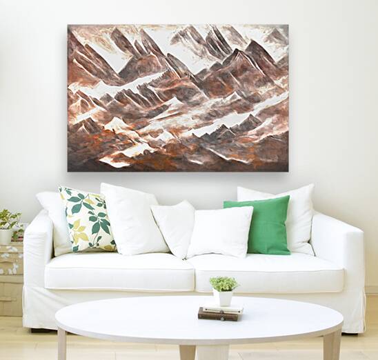 Mountain Range Reproduction