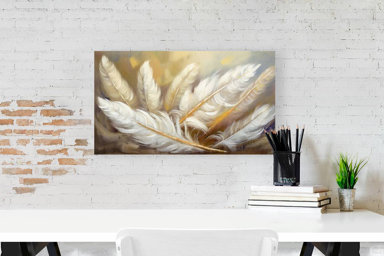 White Feathers Lost Reproduction