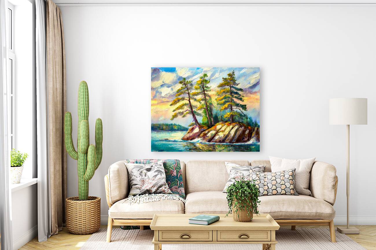 Muskoka Pine Trees Reproduction