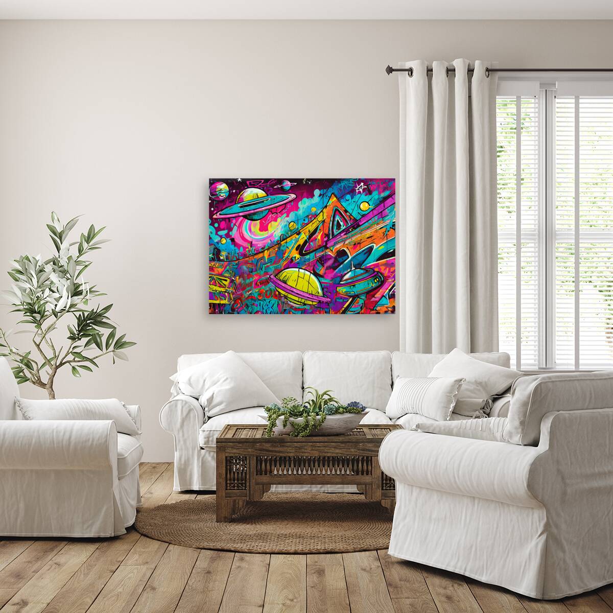 Graffiti Mural  Reproduction