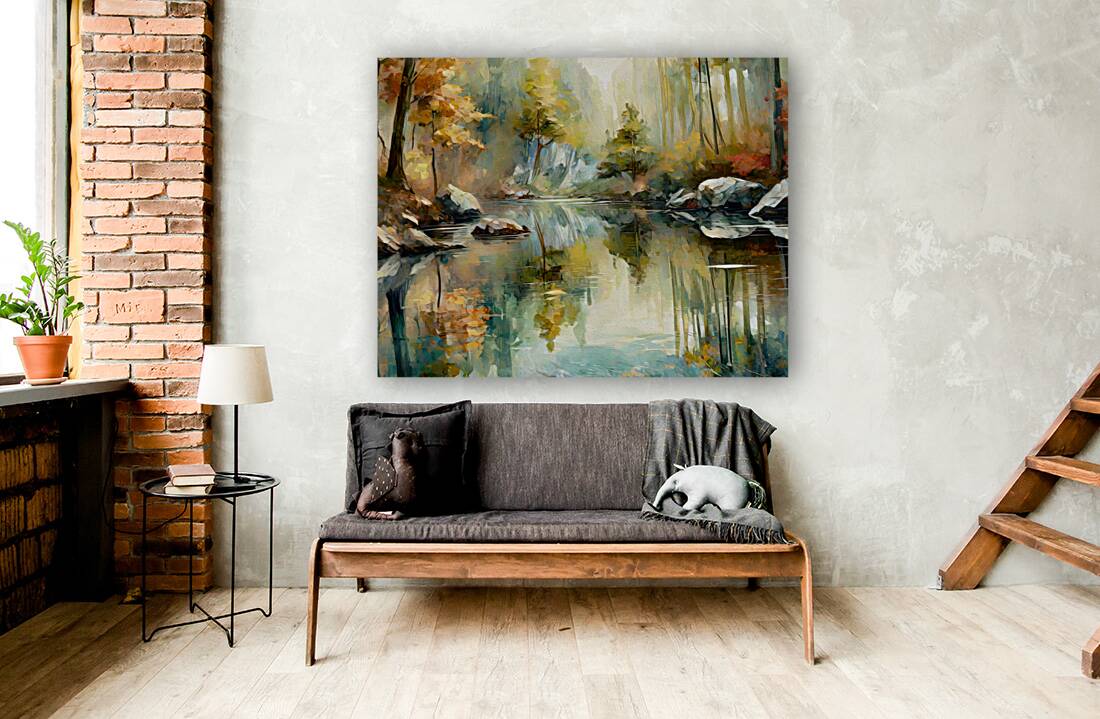 Woodland Reflection Reproduction