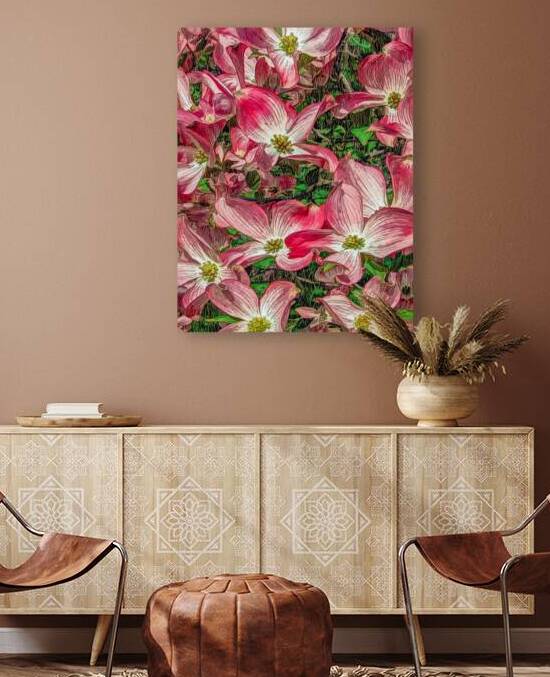 PINK FLOWERING DOGWOOD by Thea Menagh