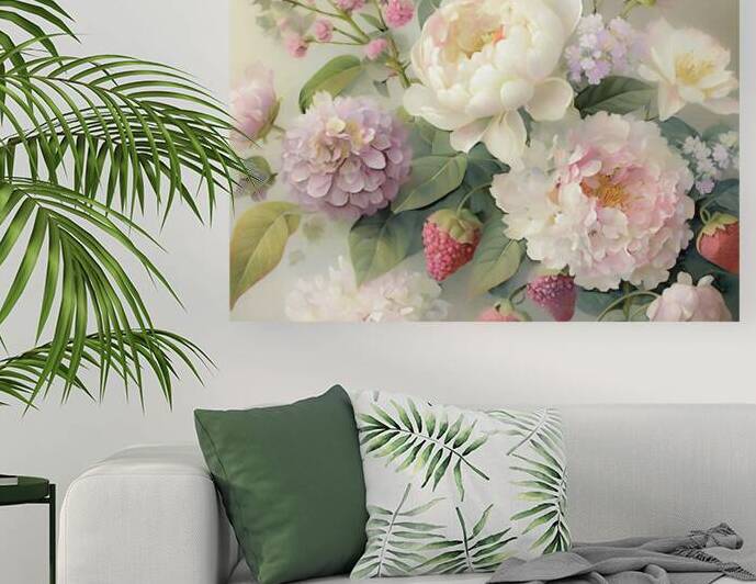 Soft Flower Bouquet by Thea Menagh