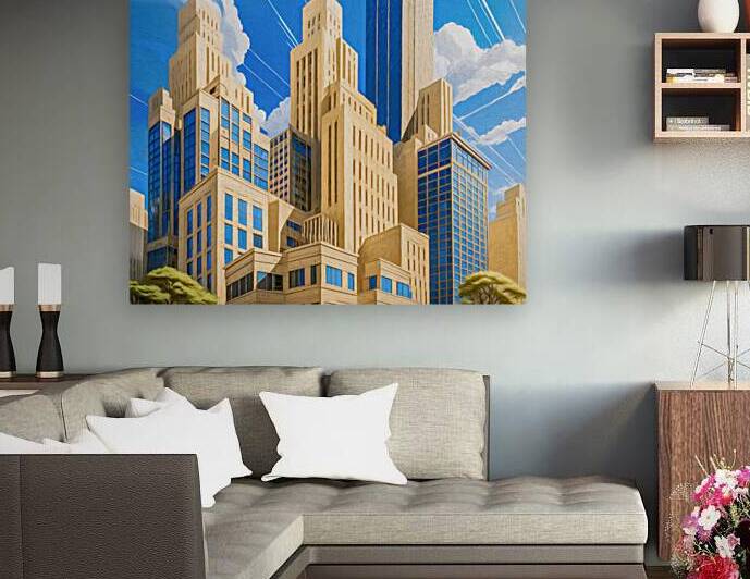 Skyscrapers Somewhere in Florida by Thea Menagh