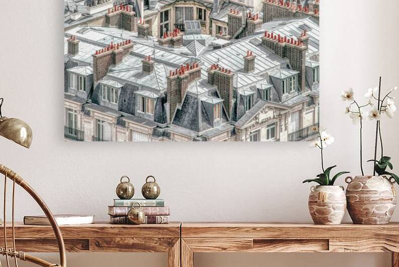 Rooftops in Paris by Thea Menagh
