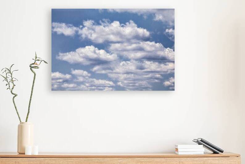 Blue Sky and White Clouds  by Thea Menagh