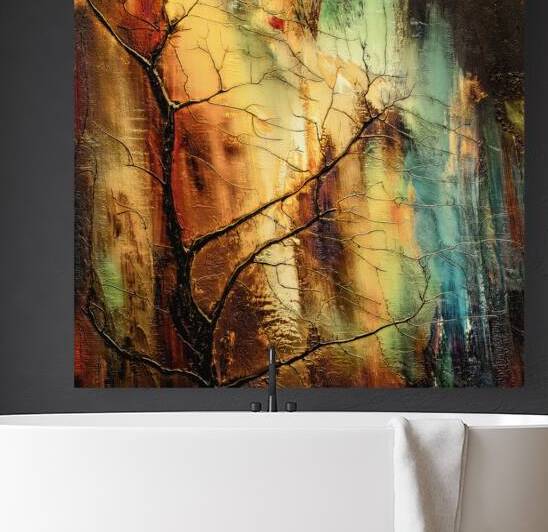 Branching Out On Abstract by Thea Menagh