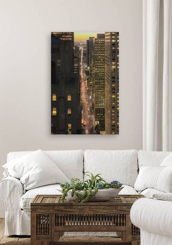 View North on Yonge Street from One King West by Thea Menagh