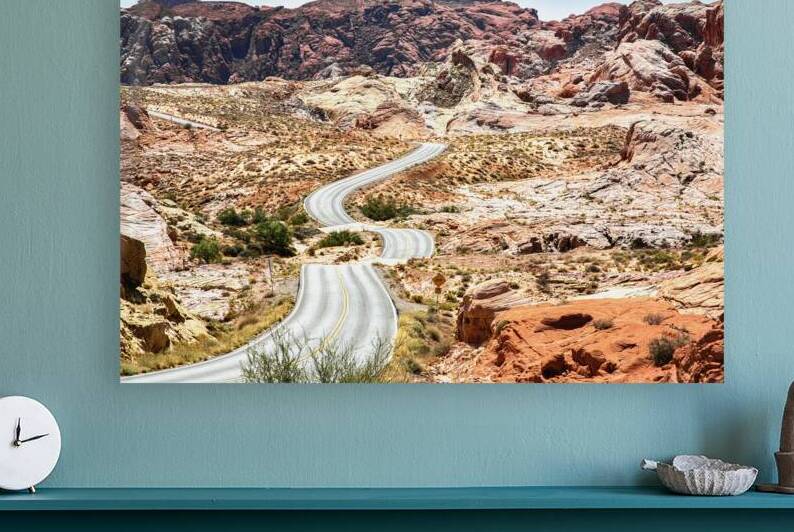 Road Through the Valley of Fire - Nevada 2004 by Thea Menagh