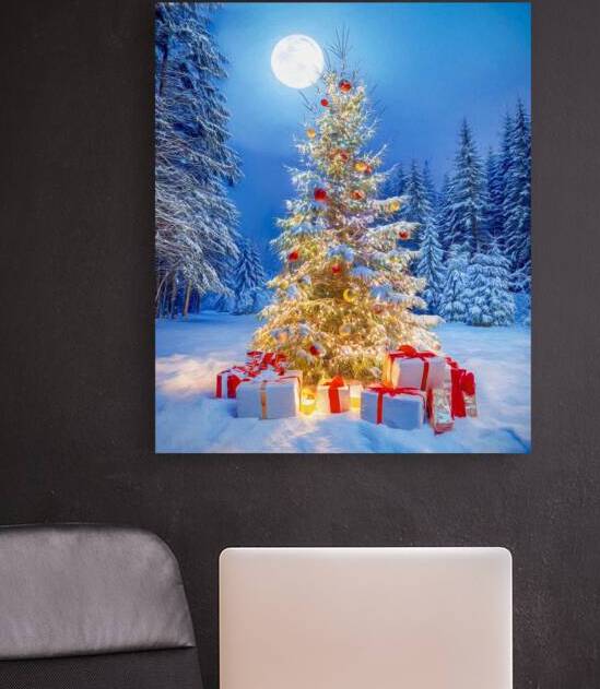 Decorated Tree in the Forest by Thea Menagh