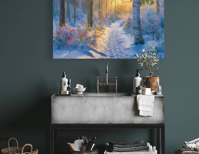 Sunrise After the Snow by Thea Menagh