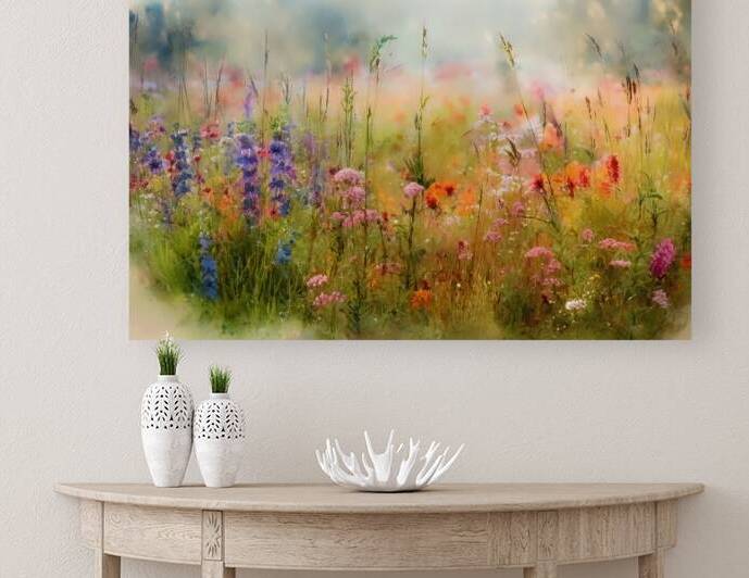 Wildflowers and Tall Grass by Thea Menagh