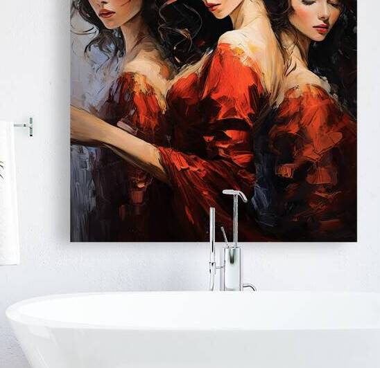 Women in Red by Thea Menagh