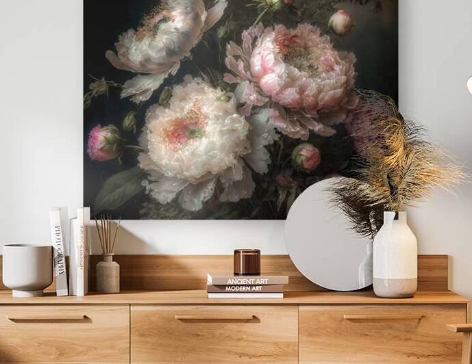 Roses in the Olden days by Thea Menagh