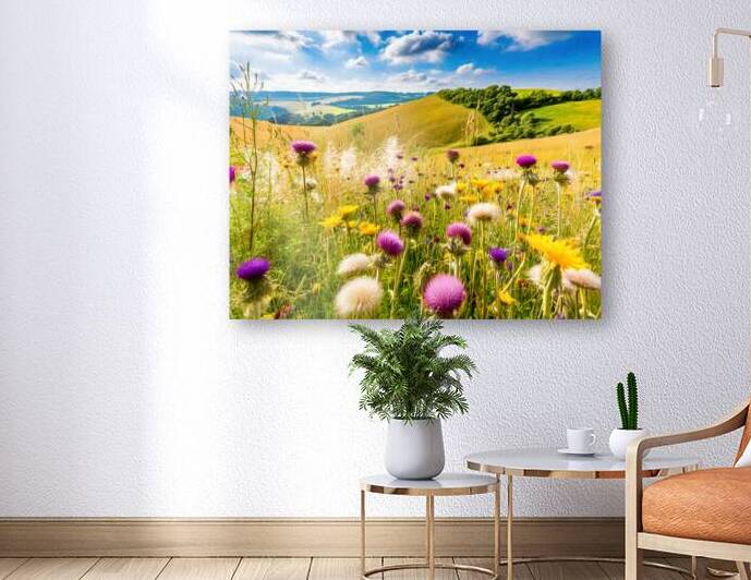 Fields of Flowers by Thea Menagh