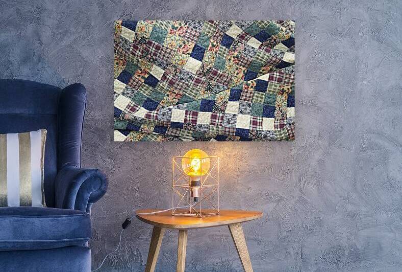 Quilt On a Metal Spring Bed by Thea Menagh