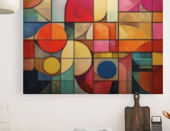Colourful Abstract by Thea Menagh