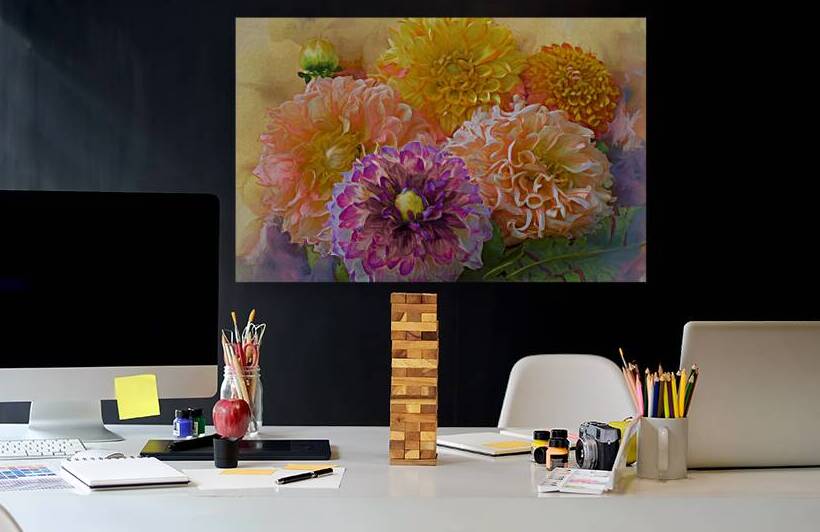 Dahlias Come in So Many Colours by Thea Menagh