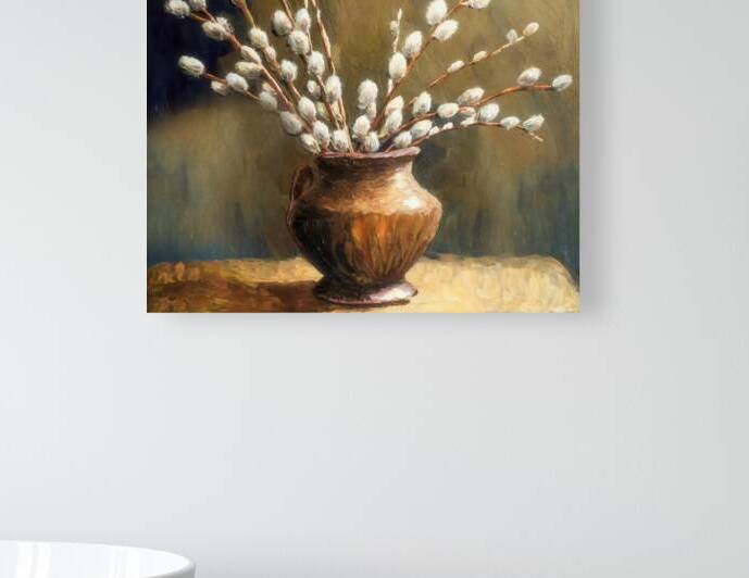 Pussywillows in a Jug by Thea Menagh