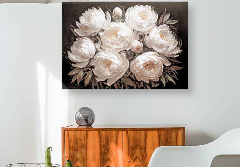 Family of White Peonies by Thea Menagh