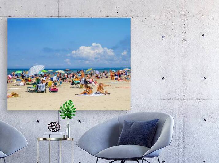 Crowded Panama City Beach by Thea Menagh