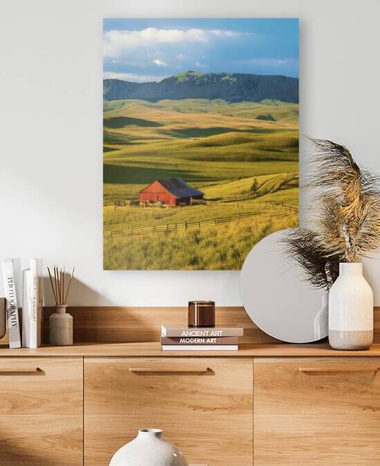 Montana Ranch in the Grasslands by Thea Menagh