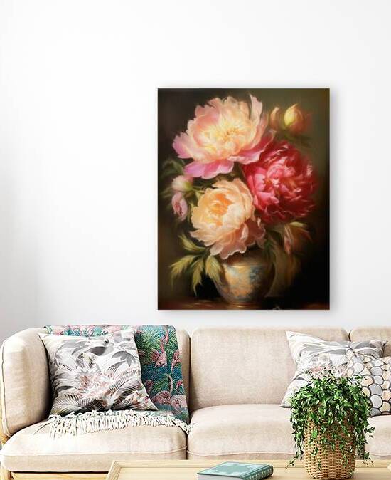 Peonies Deserve a Special Spot by Thea Menagh