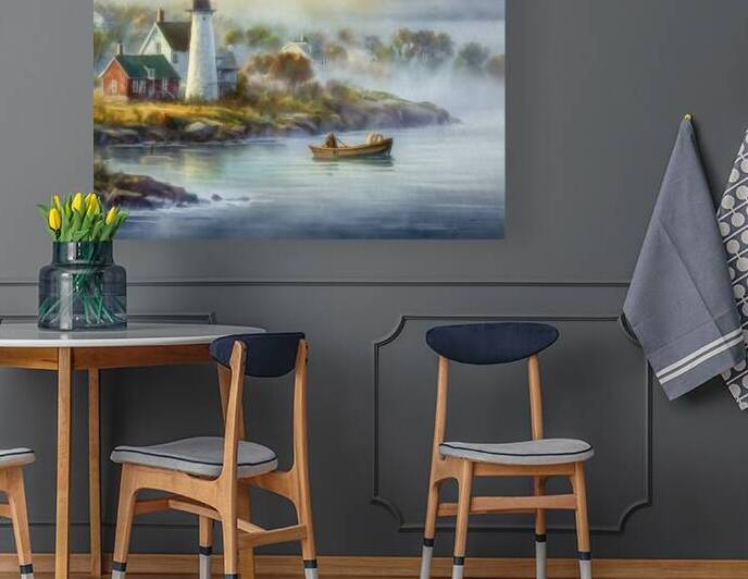 Lighthouse Keepers Home by Thea Menagh