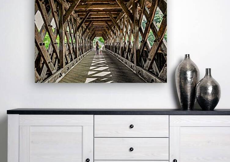 Covered Bridge in Guelph ON by Thea Menagh