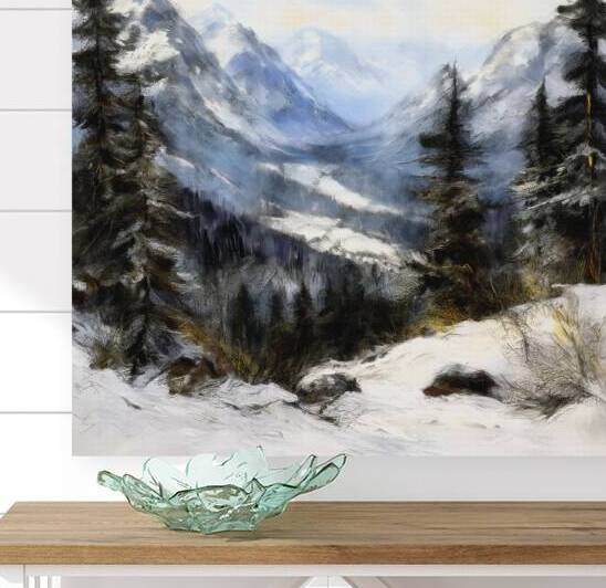 Winter in British Columbia by Thea Menagh