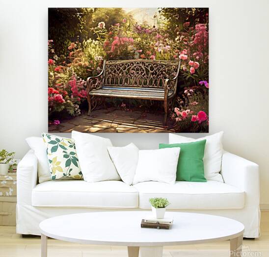 Meet at the Bench in the Rose Garden by Thea Menagh