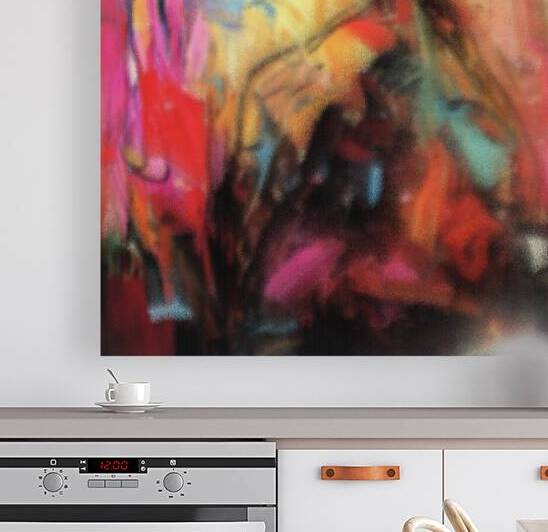 Abstract in Glass & Sand by Thea Menagh