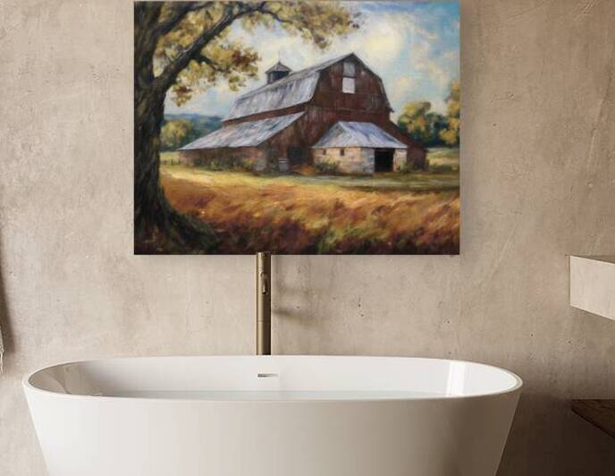 My Love of Old Barns by Thea Menagh
