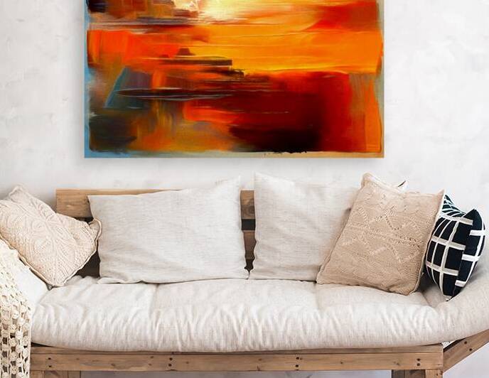 Vibrant Paint Strokes by Thea Menagh