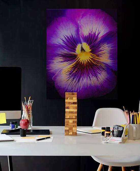 Purple and Yellow Mellow by Thea Menagh