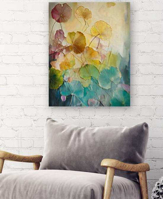 Lilypads from Underwater by Thea Menagh