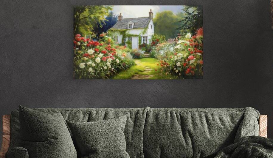 Flagstone Path to the Cottage by Thea Menagh