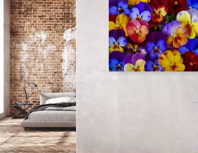 A Pansy Face Always Makes Me Smile by Thea Menagh