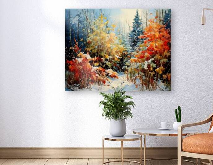 The First Dusting of Gentle Snowflakes by Thea Menagh
