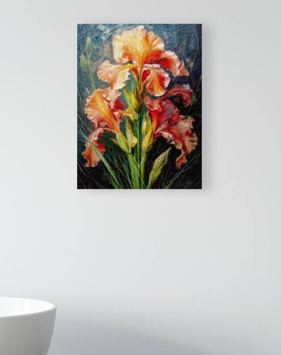Various Colours in Iris Petals by Thea Menagh