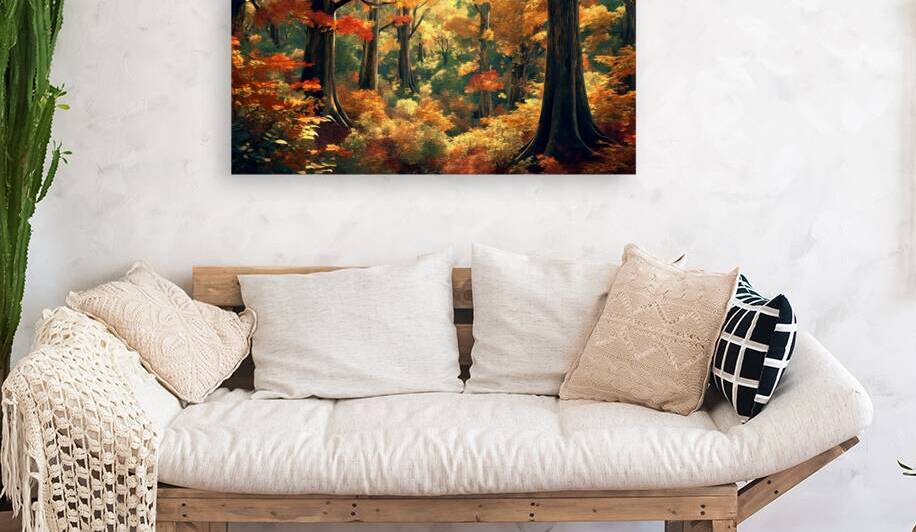 Deep Woods in New Brunswick by Thea Menagh