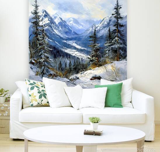 Far Up in the Alberta Mountains by Thea Menagh