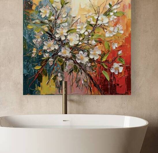 Whimsical Cherry Blossoms by Thea Menagh