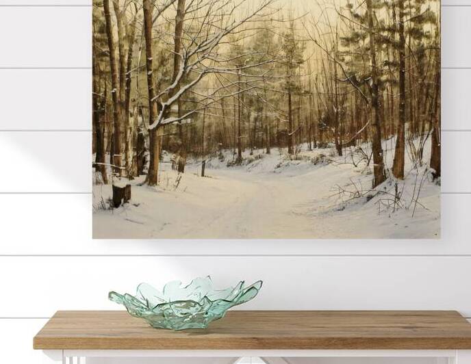 Beautiful Winter Light by Thea Menagh