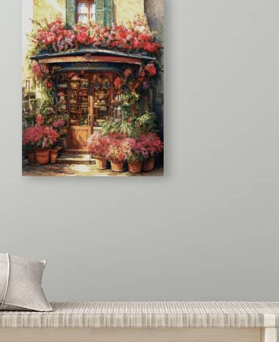 A Vintage Flower Shop by Thea Menagh