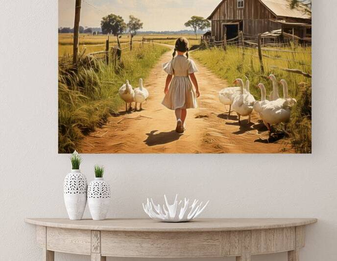 Found the Geese and Walking Them Home by Thea Menagh