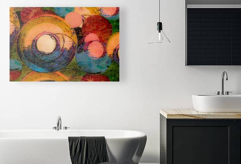 Grungy and Splattered Circles by Thea Menagh